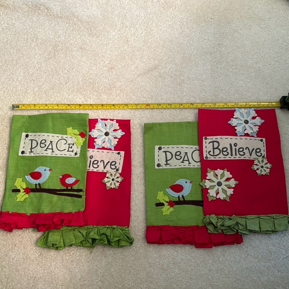 Holiday tea towels